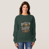 Sweatshirt Attache ta ceinture Papillon (Devant entier)