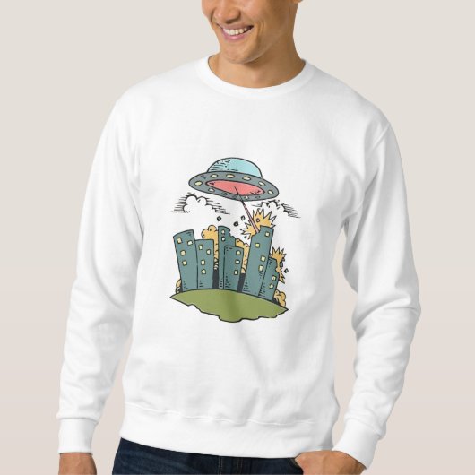 Sweatshirt Attaque Alien (Devant)