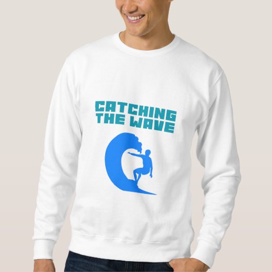 Sweatshirt Atteindre la vague - Surf (Devant)