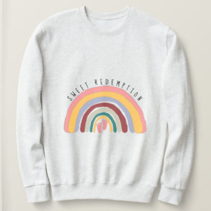 Sweatshirt Attendre bébé Rainbow Girl Maternity