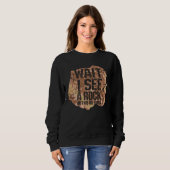 Sweatshirt Attends De Voir Un Rock (Devant entier)