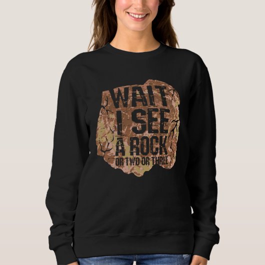 Sweatshirt Attends De Voir Un Rock (Devant)