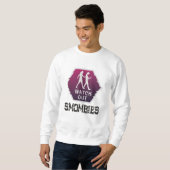 Sweatshirt Attention aux mombies (Devant entier)
