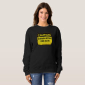 Sweatshirt Attention Bouts Soudains Pour Chats (Devant entier)