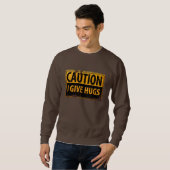 Sweatshirt ATTENTION, JE Donne Un Signal Metal D'Avertissemen (Devant entier)