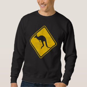 Sweatshirt Attention Kangaroos Australie