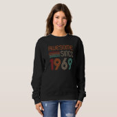 Sweatshirt Attraper 53 Ans Awesome depuis 1969 53e Naissance (Devant entier)