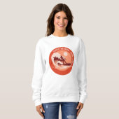 Sweatshirt Attraper la vague (Devant entier)