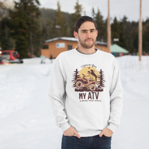 Sweatshirt ATV Adventure chien papa chien maman hors-route