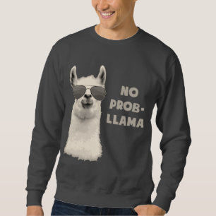 Sweatshirt Aucun lama de problème