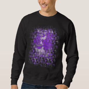 Sweatshirt Aucun Regret Tatouage Encaissé Piercing Rock Punk