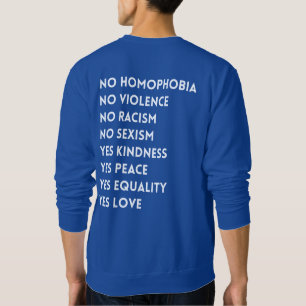 Sweatshirt Aucune homophobie aucune violence
