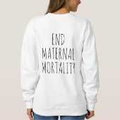 Sweatshirt Aucune mère ne devrait craindre le chandail de (Dos)