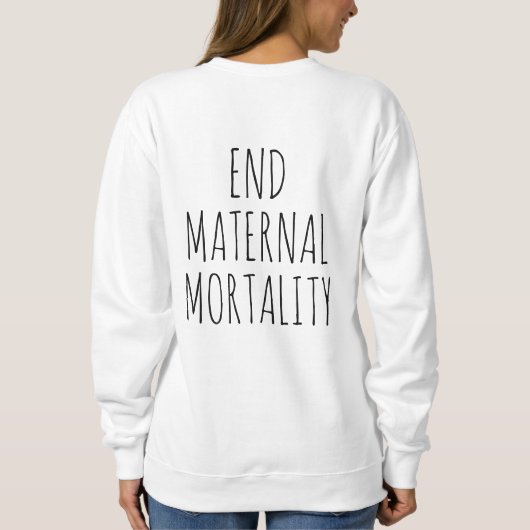 Sweatshirt Aucune mère ne devrait craindre le chandail de (Dos)