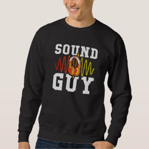Sweatshirt Audio Engineer Casques Son Guy Son Ingénieur