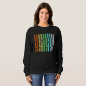 Sweatshirt Audio Engineer coloré Sound Vu Meter (Devant entier)