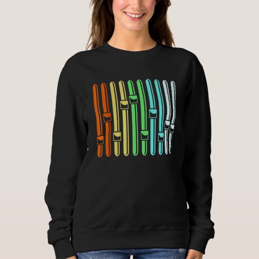 Sweatshirt Audio Engineer coloré Sound Vu Meter (Devant)