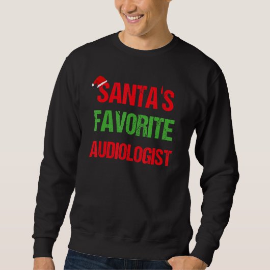 Sweatshirt Audiologiste Funny Pajama Christmas (Devant)