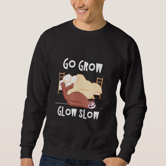 Sweatshirt Augmenter Luminosité Lente Parcelle Inspirationnel (Devant)