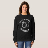 Sweatshirt Augmenter Mon Mari Épuise Les Cercles Mariages (Devant entier)
