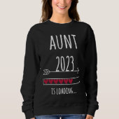 Sweatshirt Aunt 2023 pregnancy loading (Devant)
