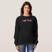 Sweatshirt Auntie Cat Womens Cute Cat Cat Aunt 3 (Devant entier)
