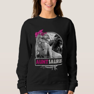 Sweatshirt Auntsaurus T Rex Dinosaur Tante Saurus Famille
