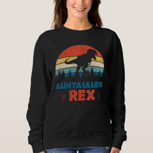 Sweatshirt Auntsaurus T Rex Dinosaur Tante Saurus Family Matc