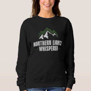 Sweatshirt Aurores boréales pour vacances en Alaska