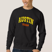 Sweatshirt Austin State Of Texas Sporty Aesthetique Design Ci (Devant)