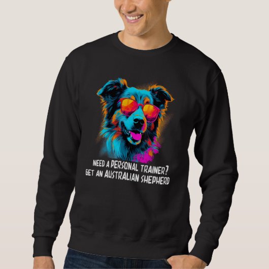 Sweatshirt Australian Shepherd Aussie  3 (Devant)