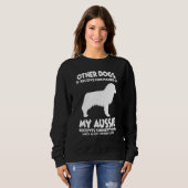 Sweatshirt Australian Shepherd Dog Training Dogs (Devant entier)