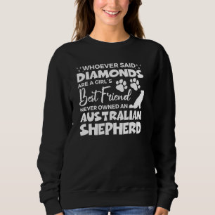 Sweatshirt Australian Shepherd Meilleur Ami Pour Les Filles P