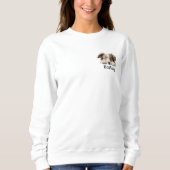 Sweatshirt Australian Shepherd Peeking Personnalisé (Devant)
