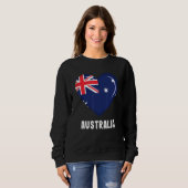 Sweatshirt Australie Drapeau (Devant entier)