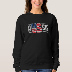 Sweatshirt Australie USA Drapeau AUSSIE Straya Outback Melbou