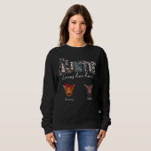 Sweatshirt Autie aime son troupeau (Devant entier)