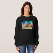 Sweatshirt Autism Accept Adapt Advocate  Autistic  Autism Awa (Devant entier)