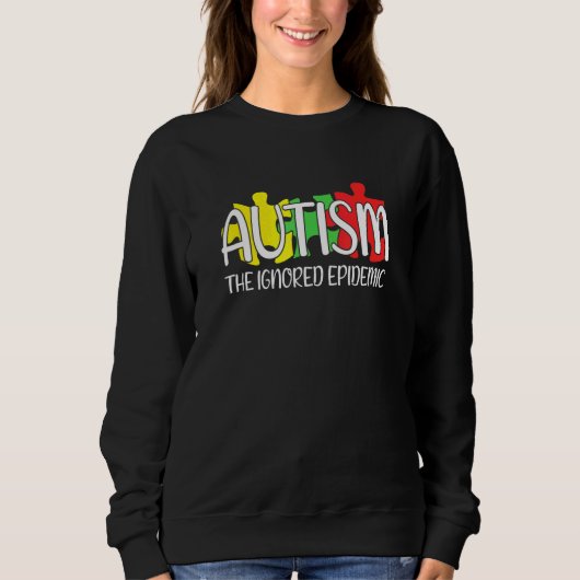 Sweatshirt Autism Advocacy Kindness Neurodiversity Arc-en-cie (Devant)