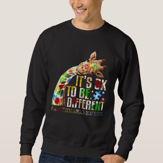 Sweatshirt Autism Awareness Acceptance Women Kid Its Ok To Be (Devant)