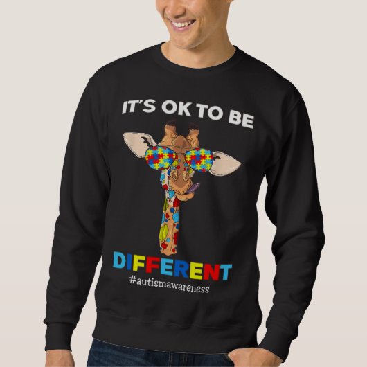 Sweatshirt Autism Awareness Acceptance Women Kid Its Ok To Be (Devant)