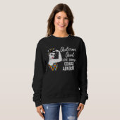 Sweatshirt Autism Awareness Aunt Love Support Educate Advocat (Devant entier)