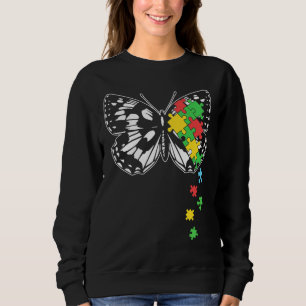 Sweatshirt Autism Awareness Butterfly Asperger Syndrome Autis