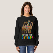 Sweatshirt Autism Awareness Cute Giraffe Animal It's Ok To Be (Devant entier)