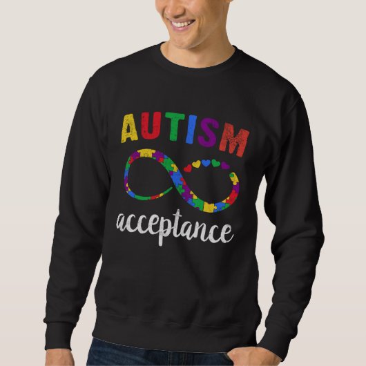 Sweatshirt Autism Awareness Day Kids Boys Autistic Child Acce (Devant)