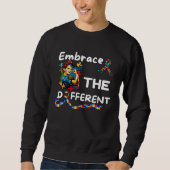 Sweatshirt Autism Awareness Embrace Different Unmasking Autis (Devant)