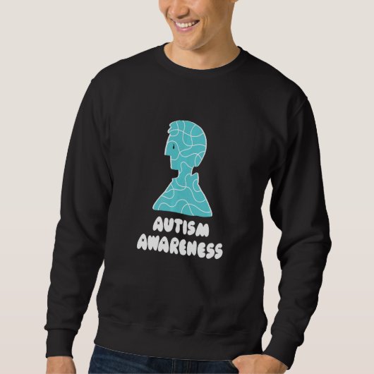 Sweatshirt Autism Awareness Human (Devant)