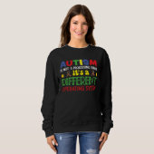 Sweatshirt Autism Awareness It s A Different Operating System (Devant entier)