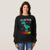 Sweatshirt Autism Awareness It's Ok To Be Different Autism Di (Devant entier)