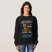 Sweatshirt Autism Awareness Mom Proud Mother Autistic Boy Gir (Devant entier)